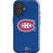 NHL Montreal Canadiens Solid Background iPhone 16 Plus Impact Case